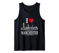 I Heart Manchester I Love Manchester Souvenir Canotta