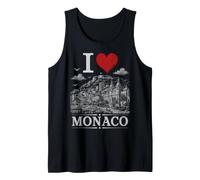 I Heart Monaco I Love Monaco Souvenir Canotta