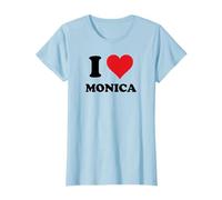 I Heart Monica First Name I Love Personalized Stuff Maglietta