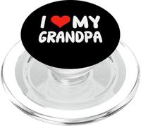 I Heart My Grandpa - Love - Cute Grandparents Papa PopSockets PopGrip per MagSafe