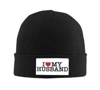 I Heart My Husband I Love My Husband Donna Uomo Watch cap Flessibile Berretto Invernale Elastico Beanie Cappello per Moto Arrampicata Corsa