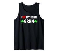 I Heart My Irish Gran Lucky St Patricks Day Family Shamrock Canotta