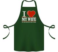 I Heart My Wife Lei Ha Fatto Acquisto Me This Divertente Cotone Grembiule 100%