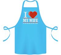 I Heart My Wife Lei Ha Fatto Acquisto Me This Divertente Cotone Grembiule 100%