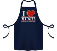 I Heart My Wife Lei Ha Fatto Acquisto Me This Divertente Cotone Grembiule 100%