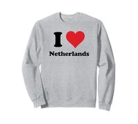 I Heart Netherlands Love Country Souvenir Themed Stuff Felpa