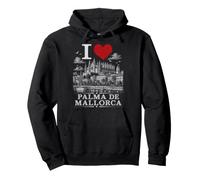 I Heart Palma de Mallorca I Love Palma Souvenir Felpa con Cappuccio