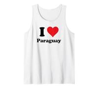I Heart Paraguay Love Country Souvenir Themed Stuff Canotta