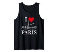 I Heart Paris I Love Paris Souvenir Canotta