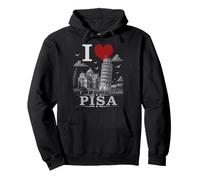 I Heart Pisa I Love Pisa Souvenir Felpa con Cappuccio