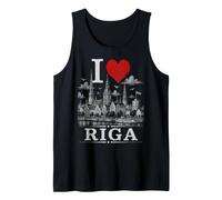 I Heart Riga I Love Riga Souvenir Canotta