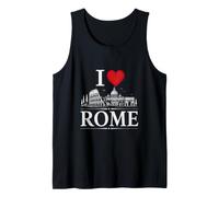 I Heart Rome I Love Rome Souvenir Canotta