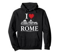I Heart Rome I Love Rome Souvenir Felpa con Cappuccio
