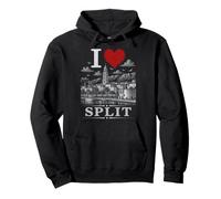 I Heart Split I Love Split Souvenir Felpa con Cappuccio