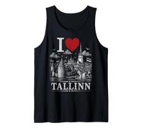 I Heart Tallinn I Love Tallinn Souvenir Canotta
