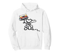 I Heart The 80s Music Cassette Nostalgic Loose Unwound Tape Felpa con Cappuccio