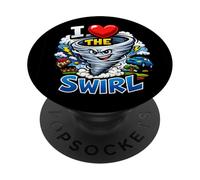 I Heart The Swirl Funny Storm Chaser PopSockets PopGrip Adesivo