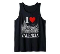 I Heart Valencia I Love Valencia Souvenir Canotta
