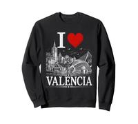 I Heart Valencia I Love Valencia Souvenir Felpa