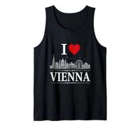 I Heart Vienna I Love Vienna Souvenir Canotta