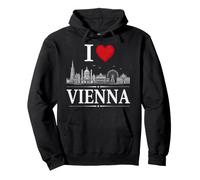I Heart Vienna I Love Vienna Souvenir Felpa con Cappuccio