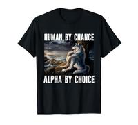 I Heart Werewolfs Humain di Chance Alpha di Choice Wolf Meme Maglietta