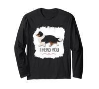 I Herd You Carino Tri Colore Shetland Sheepdog Sheltie Mom Maglia a Manica