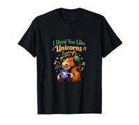 I Herd You Like Unicorns Equestrian Wrangler Graphic Maglietta