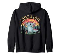 I Hike A lotl Felpa con Cappuccio