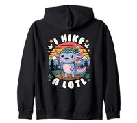 I Hike A lotl Felpa con Cappuccio