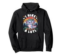 I Hike A lotl Felpa con Cappuccio