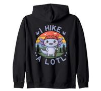 I Hike A lotl Felpa con Cappuccio