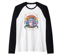 I Hike A lotl Maglia con Maniche Raglan