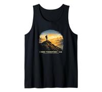 I Hike Pertanto Sono Montagna Tramonto Hiker Filosofia Canotta