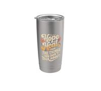 I Hope You Heal From The Things You Don't Talk About |- Bicchiere termico in acciaio inox doppia parete