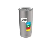 I Hope You Step On Me Block Building Brick Builder Divertente Bicchiere termico in acciaio inox doppia parete