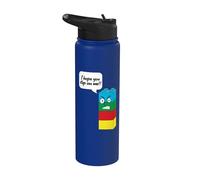I Hope You Step On Me Block Building Brick Builder Divertente Stainless Steel Insulated Water Bottle