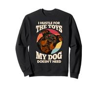 I Hustle For The Toys, amante dei cani Rottweiler, proprietario di cuccioli Felpa