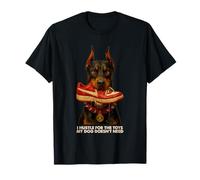 I Hustle For The Toys Doberman Dog Lover Puppy Puppy Owner Maglietta