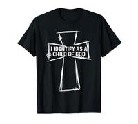 I Identify As A Child of Dio Christian Apparel Tee Maglietta