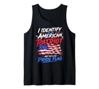 I Identify As An American Patriot And This Is My Pride Flag Canotta