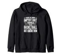 I Ignore Things More Important Than Basketball - Felpa con Cappuccio