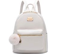 I IHAYNER Zaino per Donna Borsa da Viaggio in Pelle con Patta Zaino Borsa da Scuola Mini Zaini Convertibile con Zaino da Giorno Casual in Nappa per Ragazze