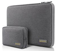 I INESEON 14 Pollici Custodia PC Portatile Compatibile con 14 Pollici HP Lenovo Acer Dell Notebook Chromebook, 15,3'' MacBook Air M2 2023, 15'' Surface Laptop 5/4 Sleeve Laptop Borsa, Grigio scuro