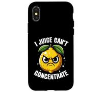 I Juice Cant Concentrate Angry Lemon - Divertente gioco di parole Custodia per iPhone X/XS