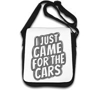 I Just Came for The Cars Sketch - Borsa a tracolla bianca