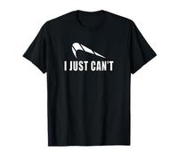 I Just Can't Funny Sarcastic Running Jogging Sports Maglietta