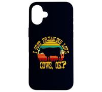 I Just Freaking Love Cows, Ok? Funny Cow Lovers Farmer Custodia per iPhone 16 Plus
