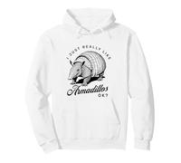 I Just Like Armadillos Ok Funny Armadillo Felpa con Cappuccio