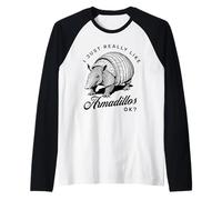 I Just Like Armadillos Ok Funny Armadillo Maglia con Maniche Raglan